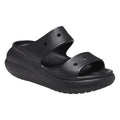 Crocs Classic Crush Damen Clogs Aus Thermoplast In Schwarz