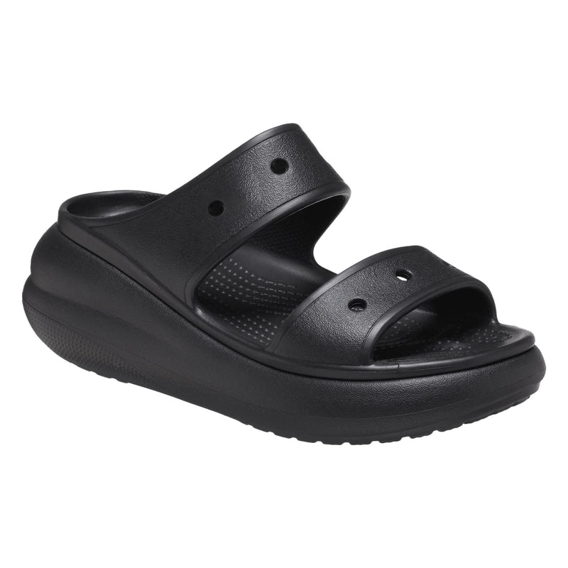 Crocs Classic Crush Damen Clogs Aus Thermoplast In Schwarz