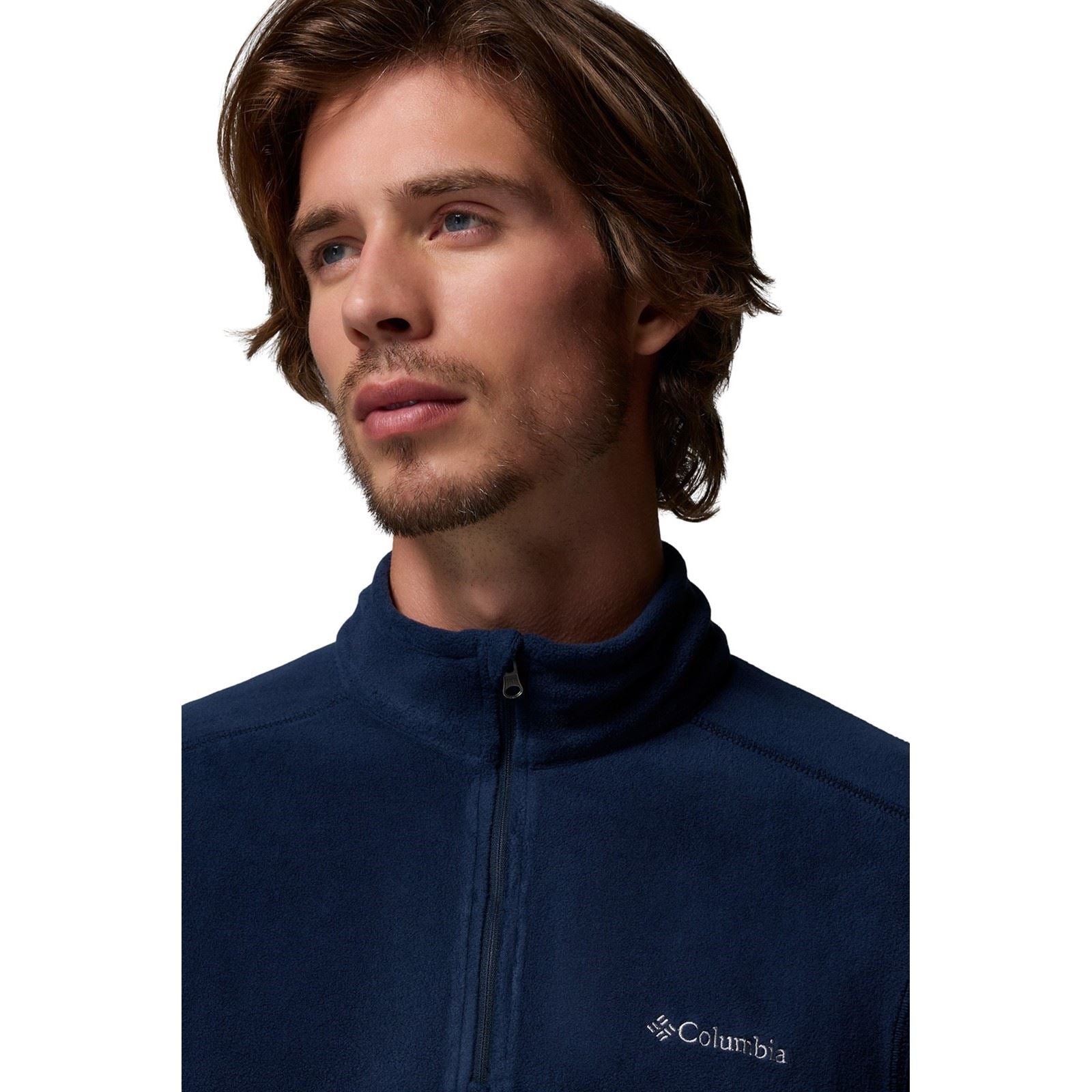 Columbia Klamath Range II Half Zip Herren Blaue Fleecejacke