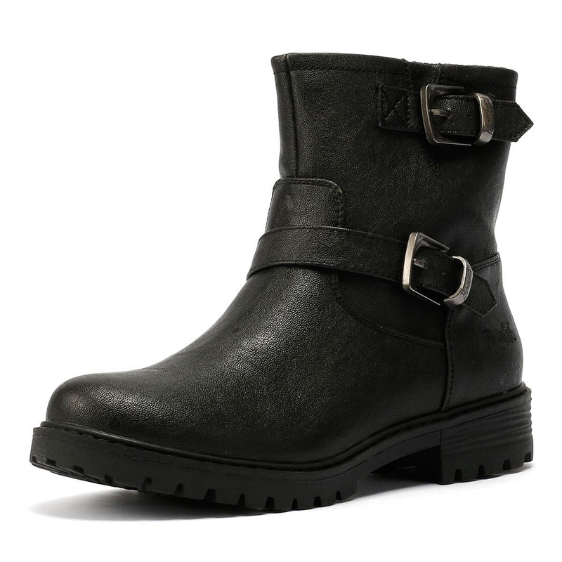 Blowfish Malibu Raven Damen Schwarze Stiefel