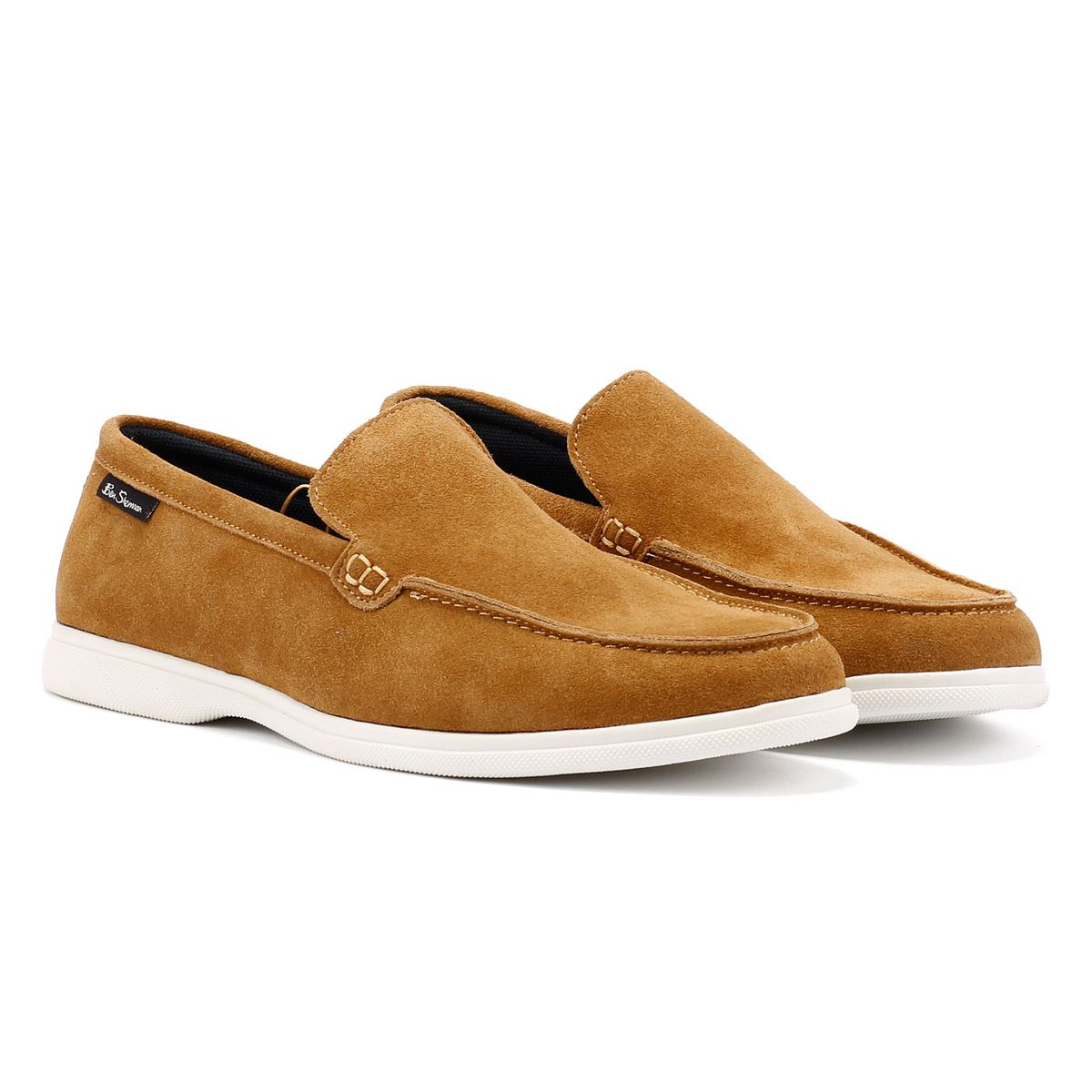 Ben Sherman Amarillo Herren Mokassins Aus Wildleder In Braun