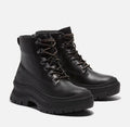 Timberland Roxie Lane Mid Lace Damenlederstiefel In Schwarz
