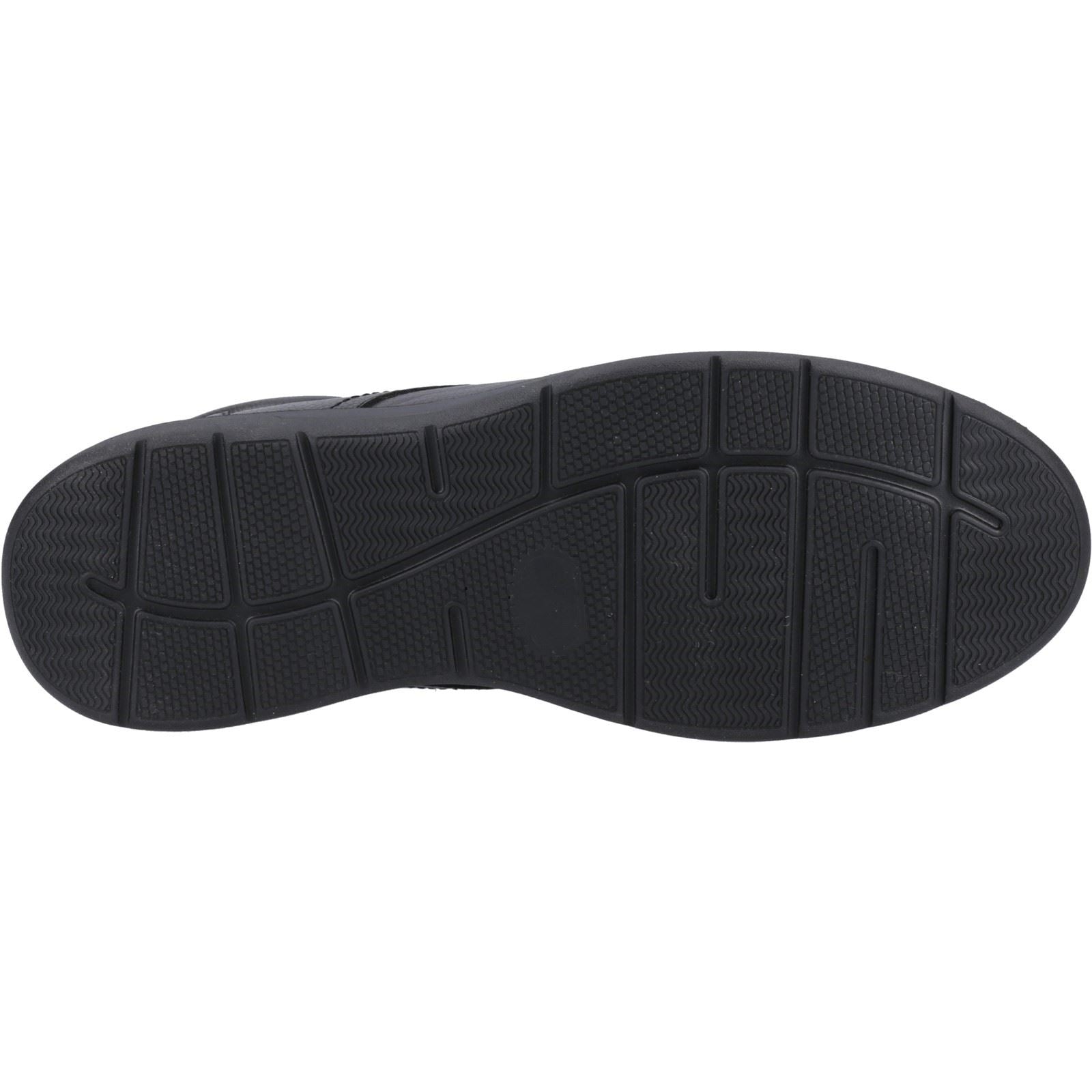 Hush Puppies Malcolm Leder Herren Schwarze Stiefel