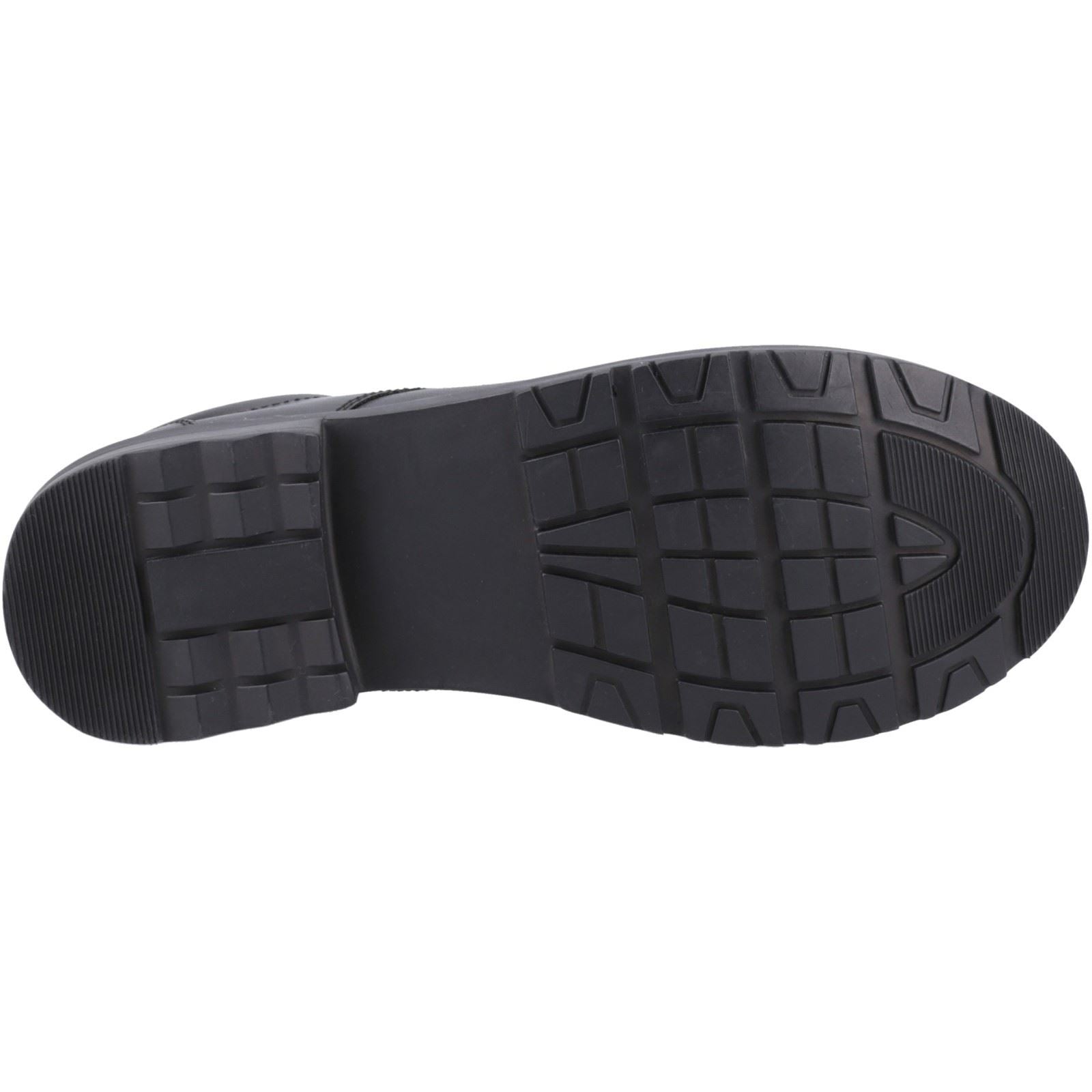 Hush Puppies Bruno Senior Lederschuhe In Schwarz Für Jungen