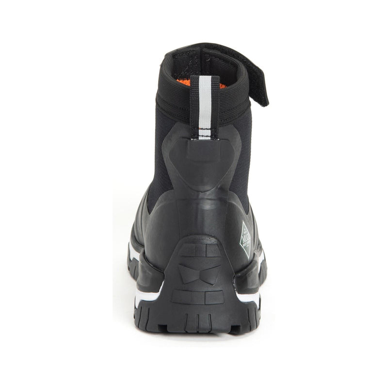 Muck Boots Apex Mid Zip Gummistiefel Schwarz/Weiß