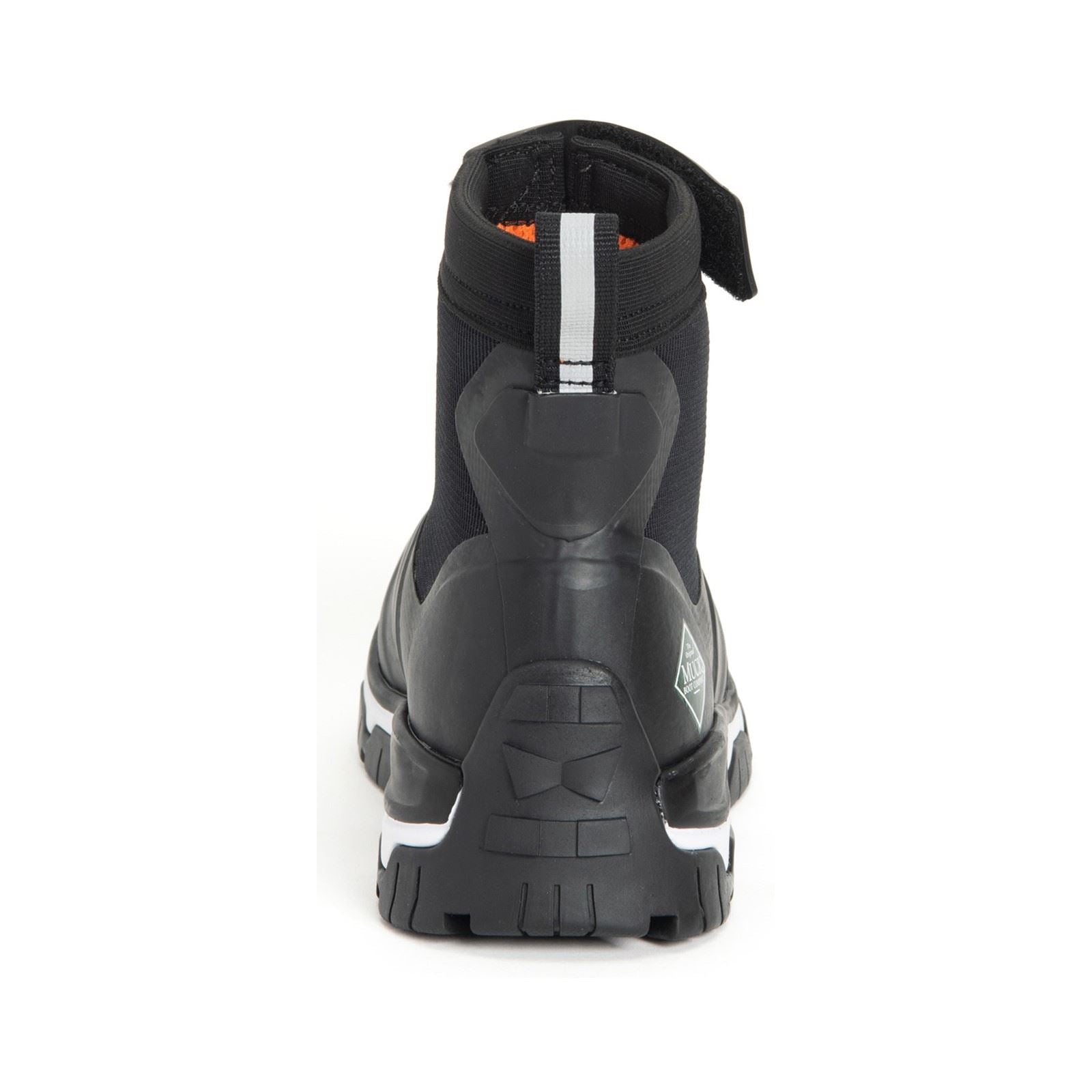 Muck Boots Apex Mid Zip Gummistiefel Schwarz/Weiß