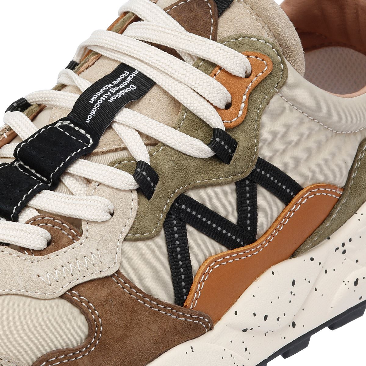 Flower Mountain Lenzan Wildleder Herrensneaker In Beige