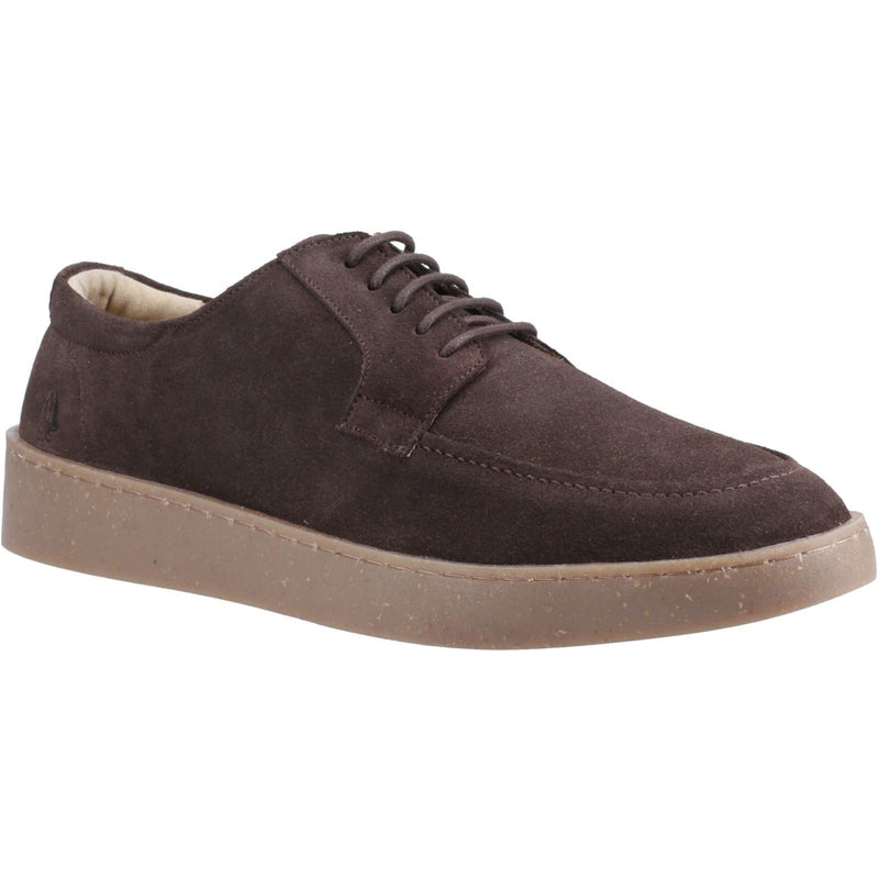 Hush Puppies Rafael Herren Mokassin Schuhe aus Wildleder in Schokoladenfarbe