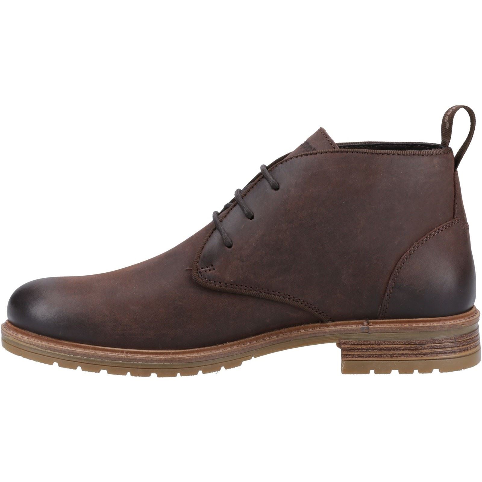 Hush Puppies Ricky Herren Leder Stiefeletten in Braun