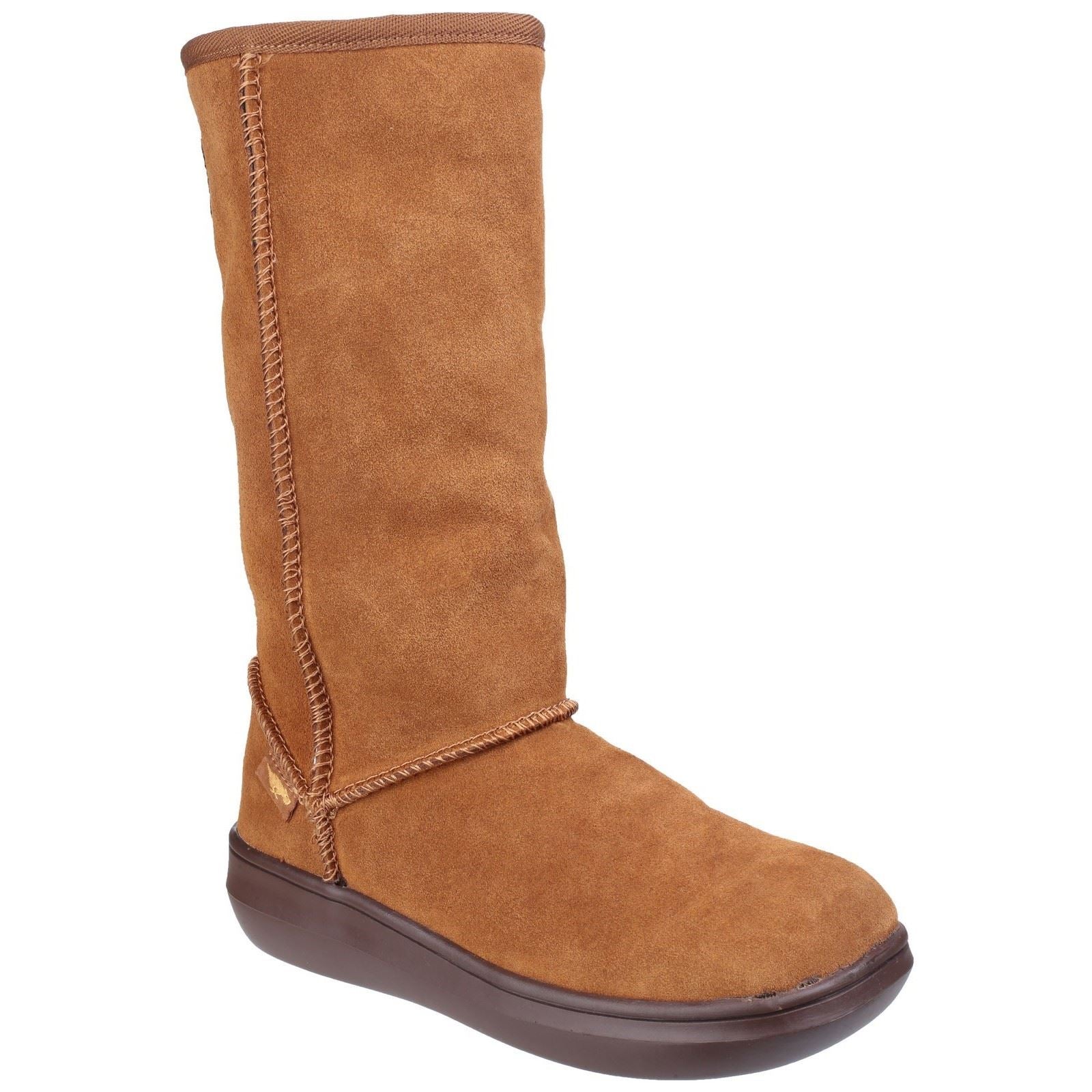 Rocket Dog Sugardaddy Wildleder Damen Stiefel In Kastanienbraun