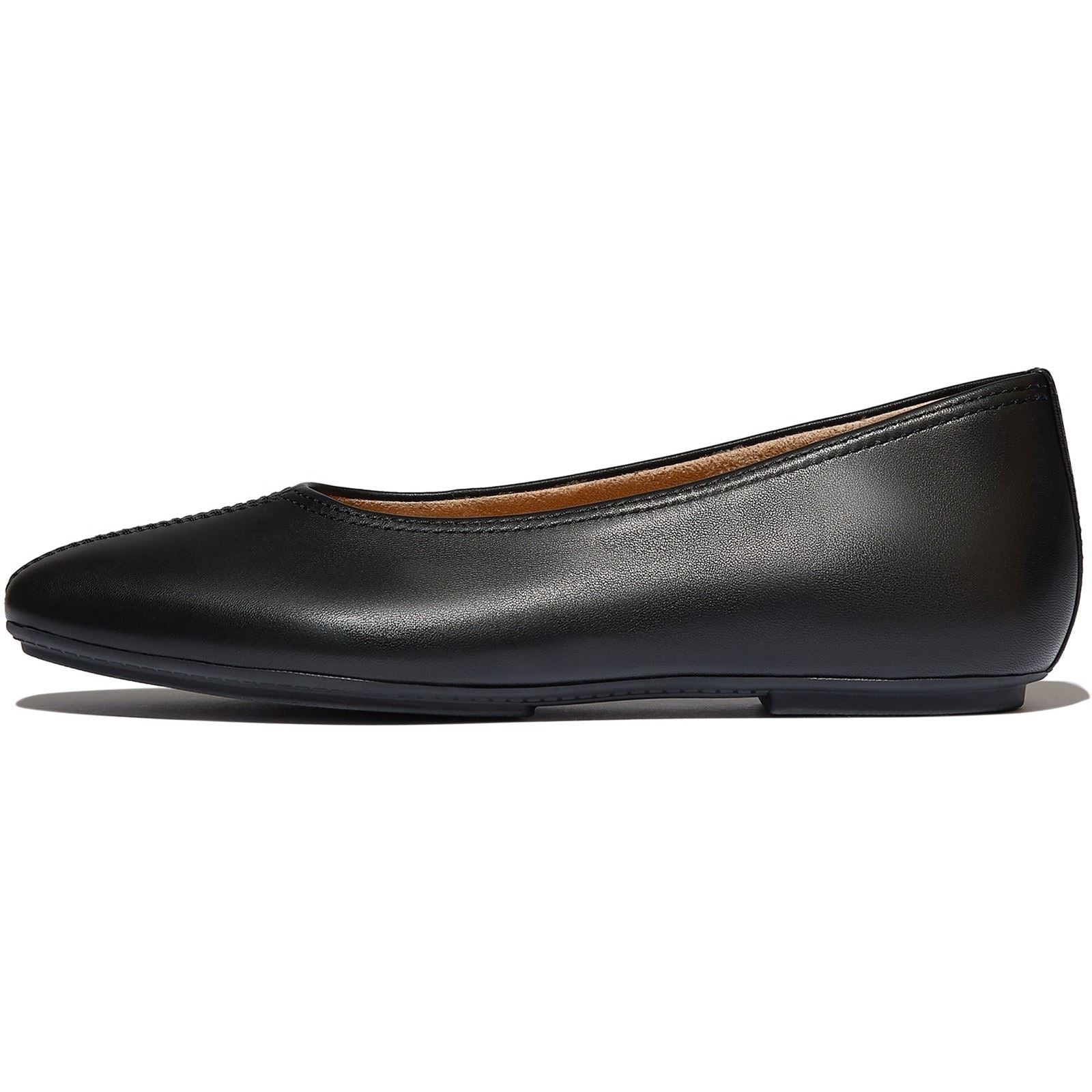 Fitflop Delicato High-Cut Leder Damen Schwarze Ballerinas
