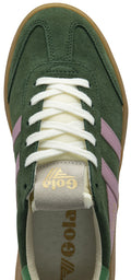 Gola Athena Wildleder Damen Grüne Sneakers