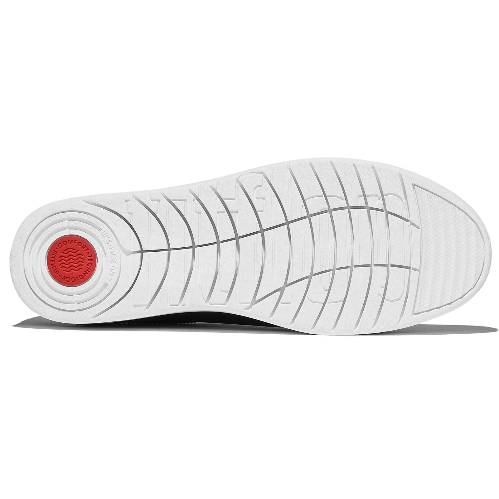 Fitflop Rally Leder Damen Schwarze Sneaker