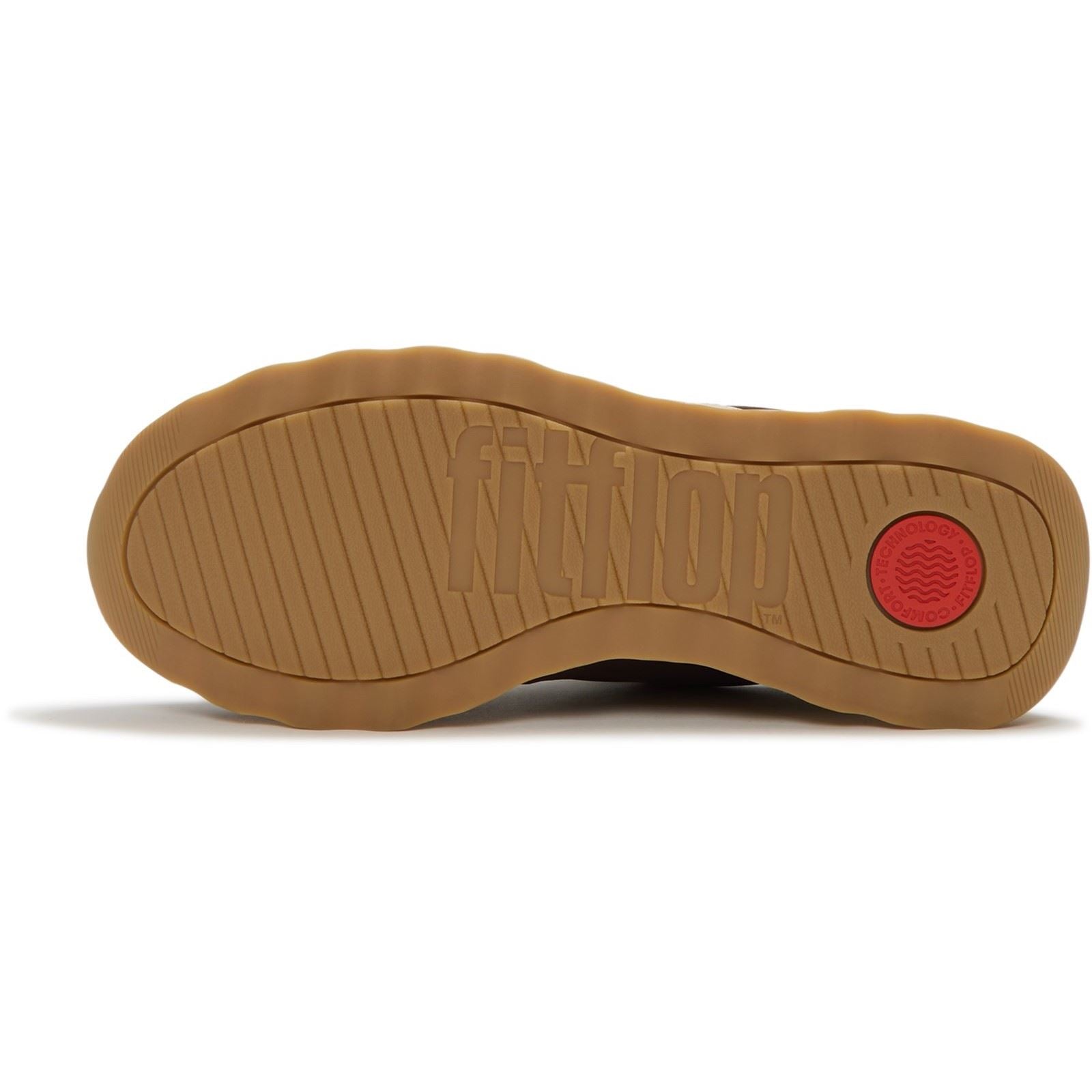 Fitflop Retro-Q FF Nylon Damen Sneakers In Schokoladenbraun/Paris Beige