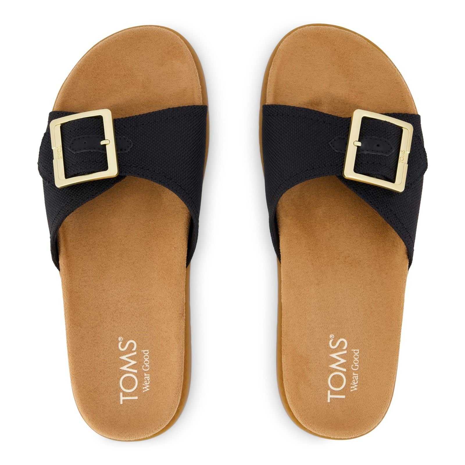 TOMS Marin Textile Damen Schwarz Sandalen