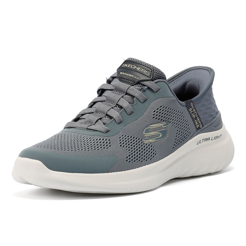 Skechers Bounder 2.0 Emerged Herren Graue Sneakers