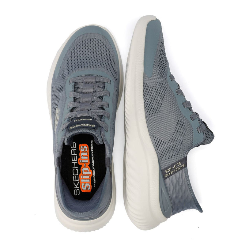 Skechers Bounder 2.0 Emerged Herren Graue Sneakers