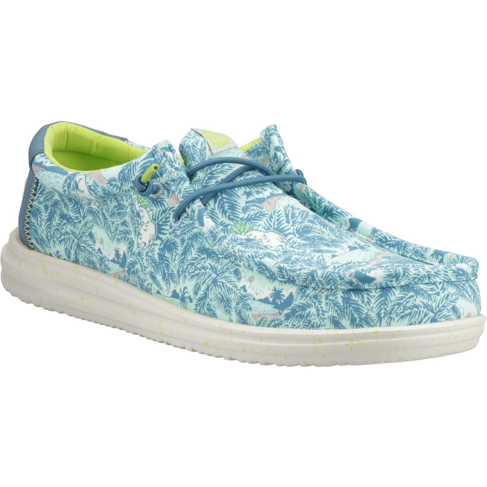 HEYDUDE Wally H2O Tropical Herren Blaue Tropische Bootsschuhe