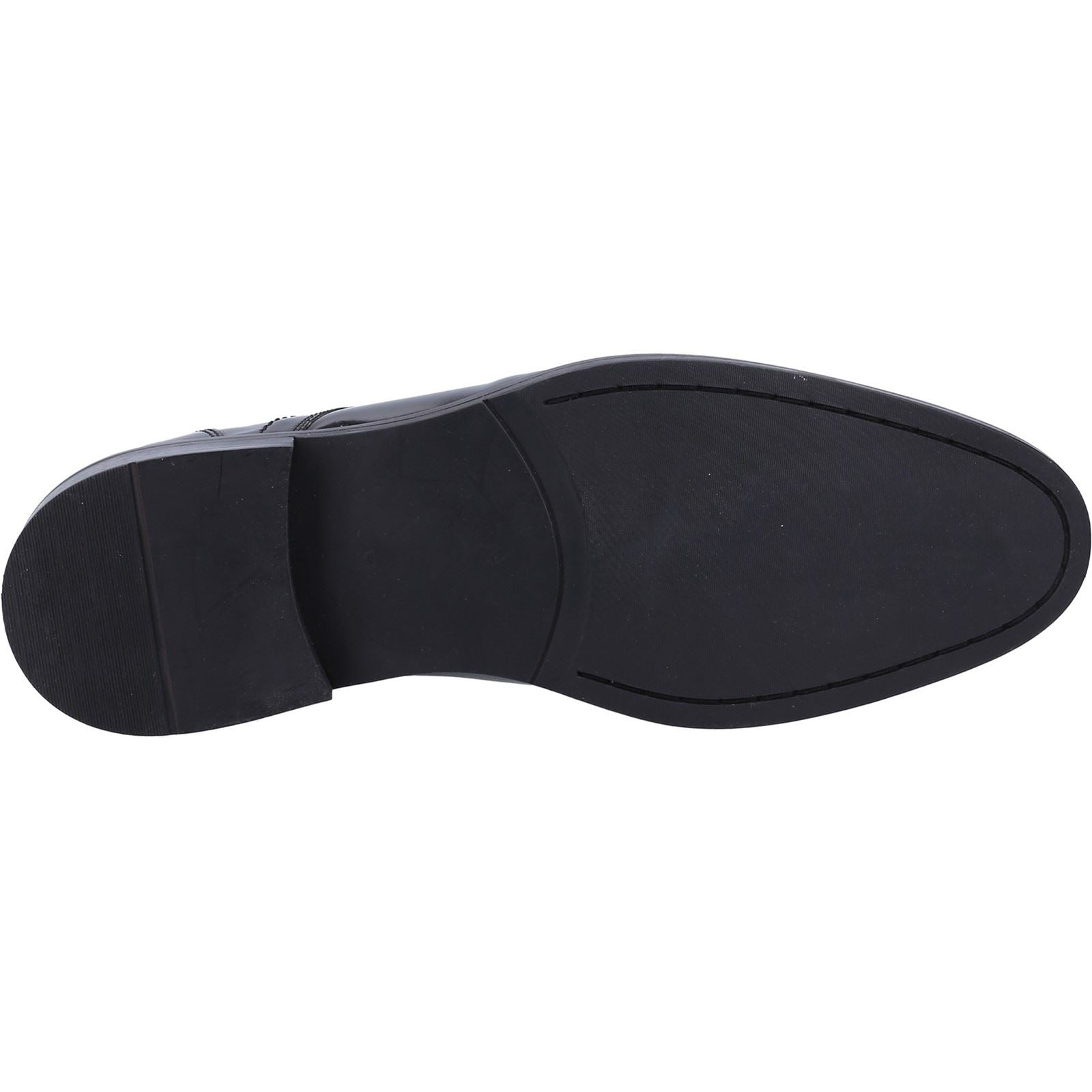 Hush Puppies Damien Lace Up Patent Herrenschuhe Aus Schwarzem Lackleder, Zum Schnüren