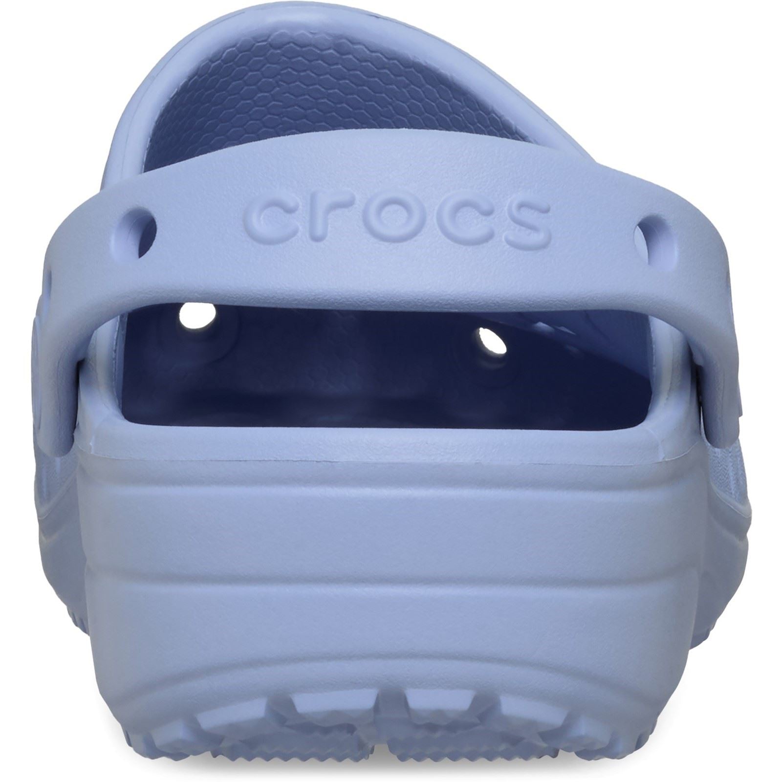 Crocs Classic Floral Cut Out Thermoplastische Damen Clogs In Blau Haze