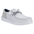 HEYDUDE Wally Funk Open Mesh Herren Weiße Bootsschuhe