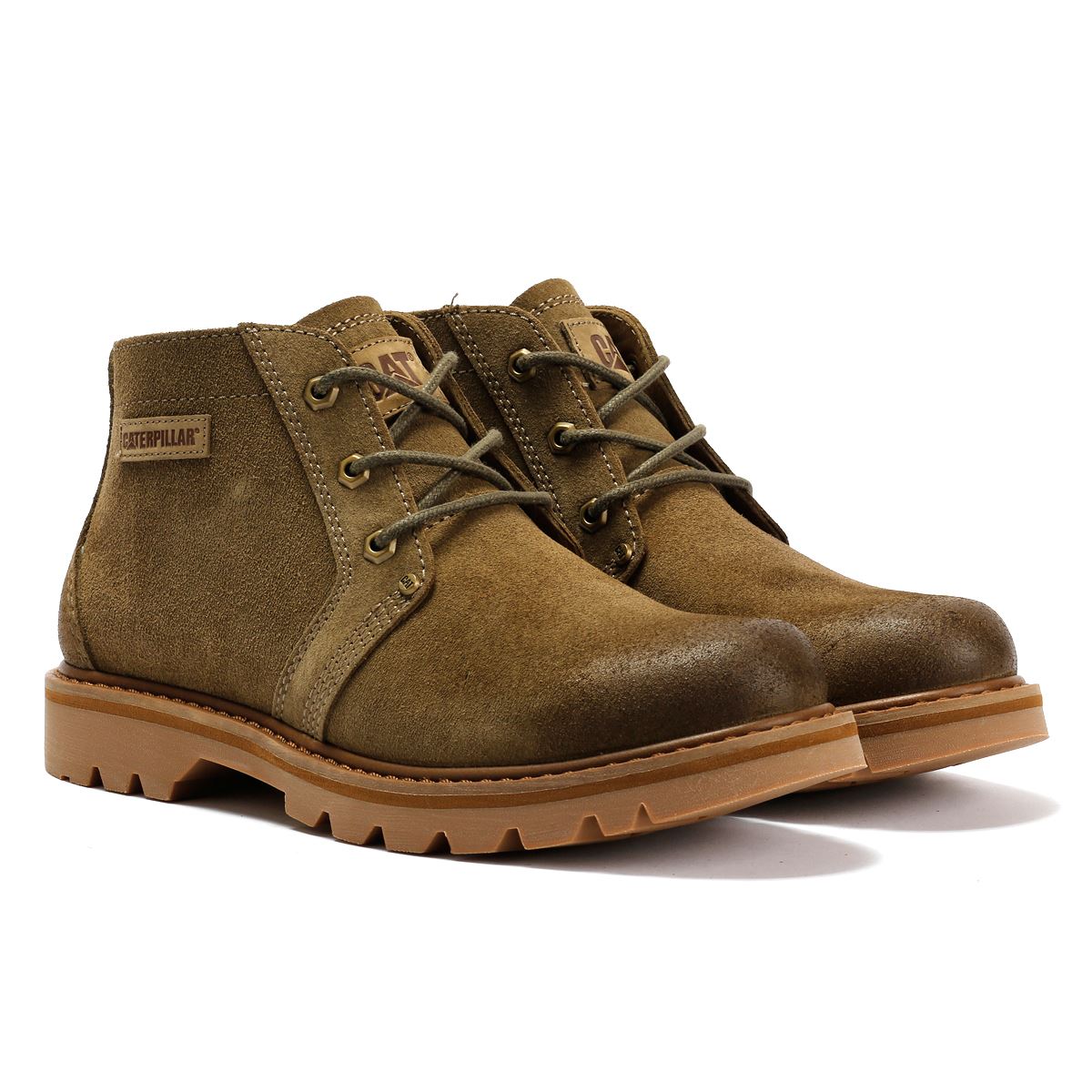 Caterpillar Grader Chukka Wildleder Herren Braune Stiefel