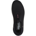 Skechers D'Lux Walker 2.0 Synthetik Damen Schwarz/Rosa Sneaker