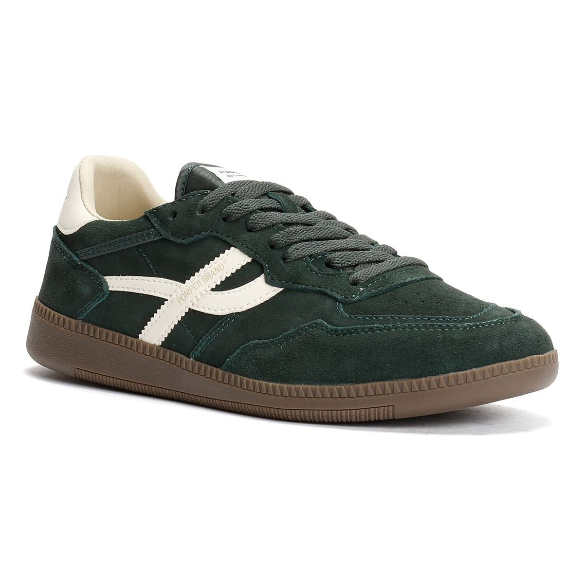 Pompeii Elan Sala Wildleder Herren Grün Sneakers