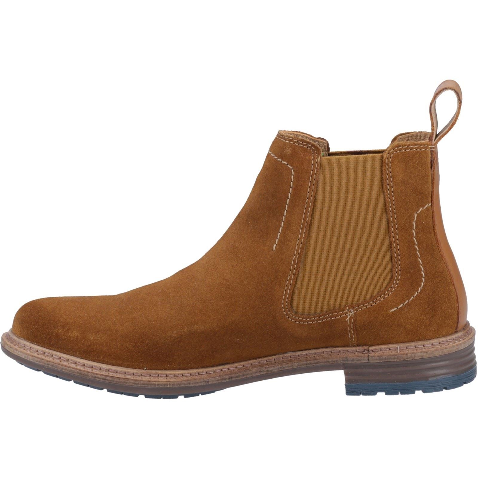 Hush Puppies Justin Suede Wildleder Herren Wildlederstiefel In Beige