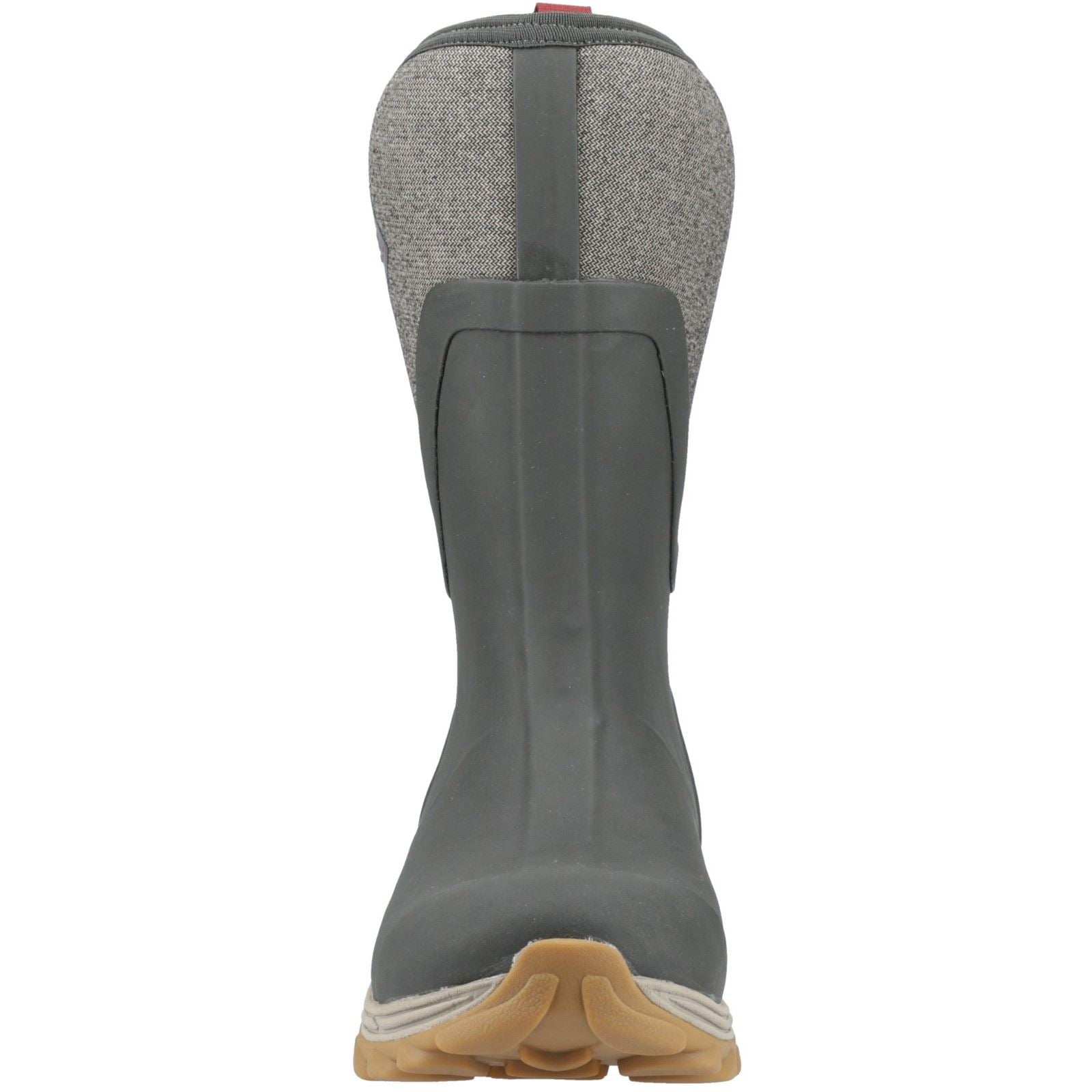 Muck Boots Arctic Sport II Mid Damen Winterstiefel in Olive/Heringbone-Muster aus Gummi