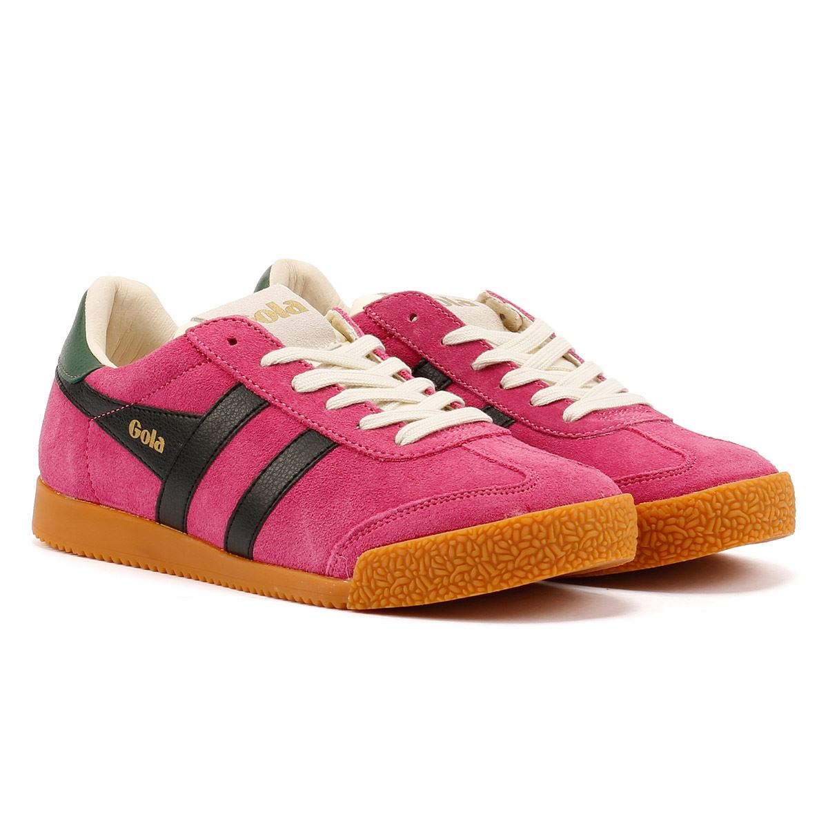 Gola Elan Damen Turnschuhe Aus Wildleder In Rosa