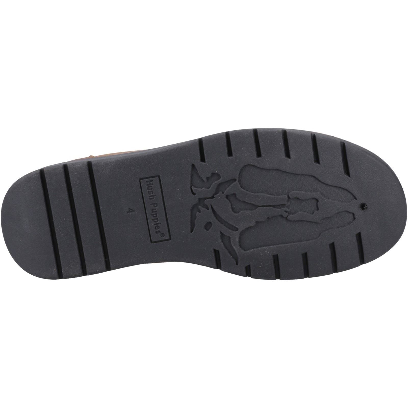 Hush Puppies Leonie Damen Chelsea Stiefel aus braunem Leder