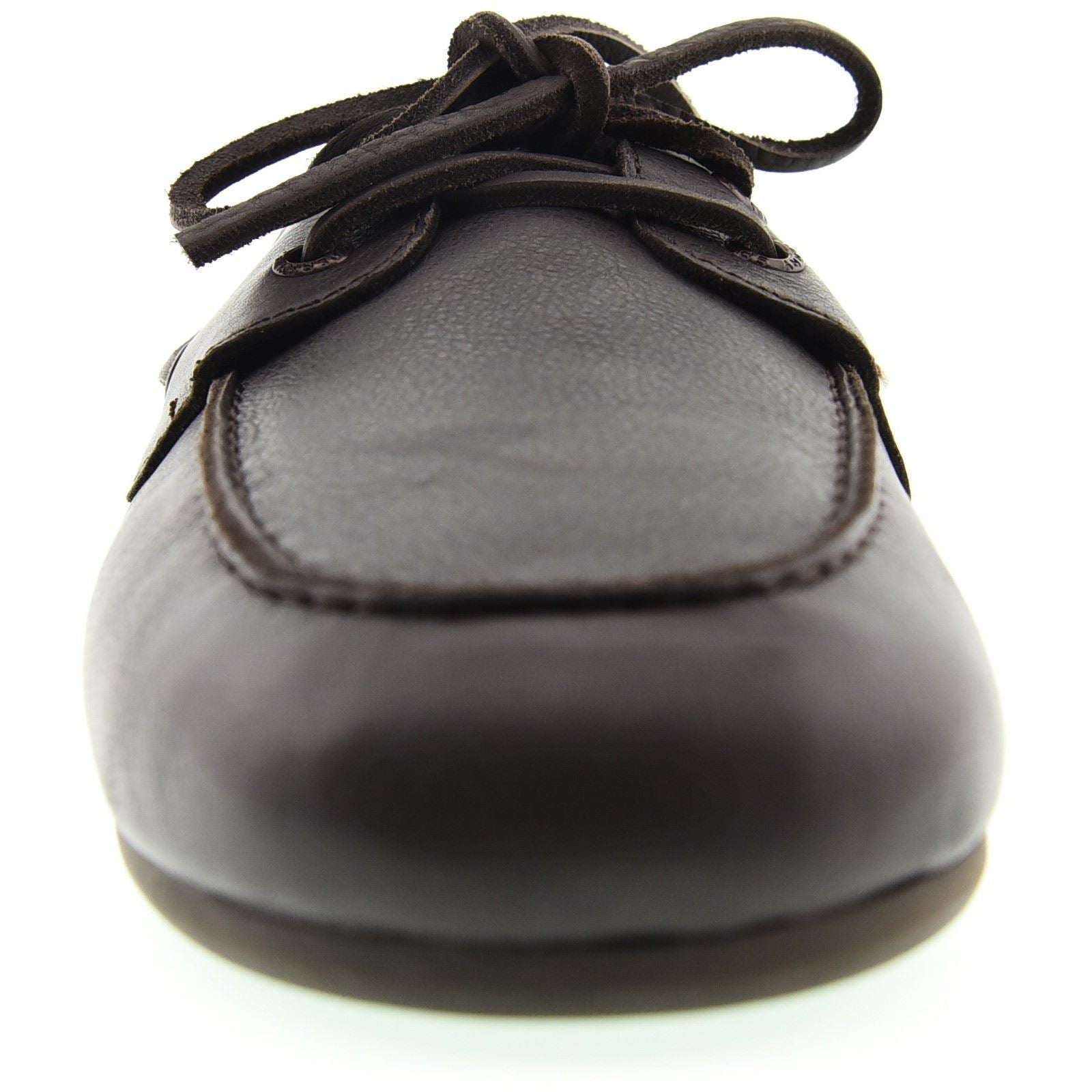 Sperry Slimboat Boat Leder Herren Dunkelbraune Bootsschuhe