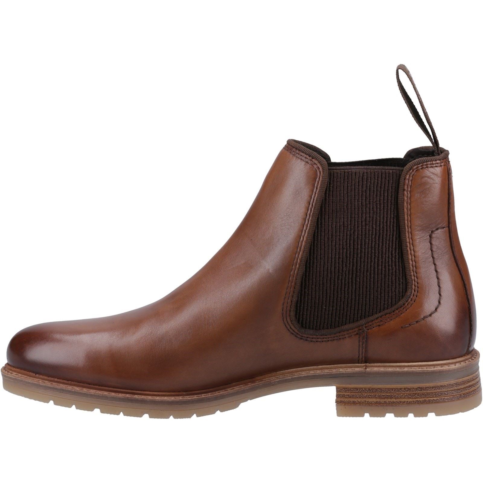 Hush Puppies Russell Leder Herren Tan Stiefel