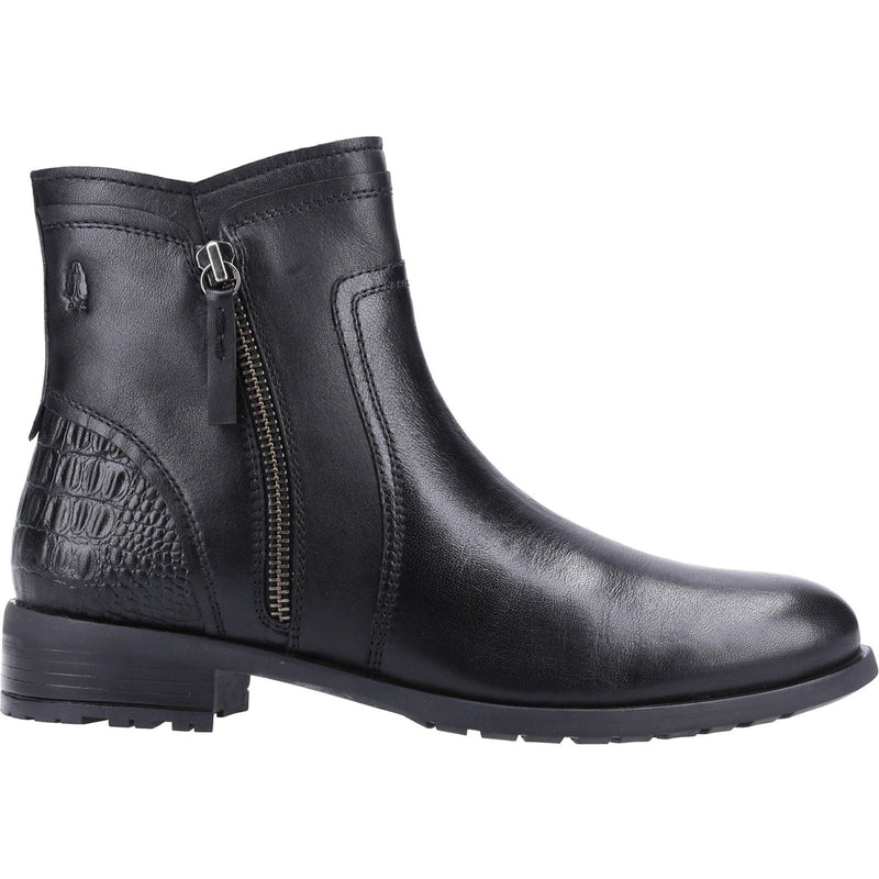 Hush Puppies Scarlett Damen Schwarze Farbe Lederstiefel