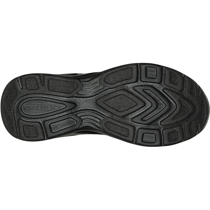 Skechers Dynamatic Damen Schwarze Textilsneaker