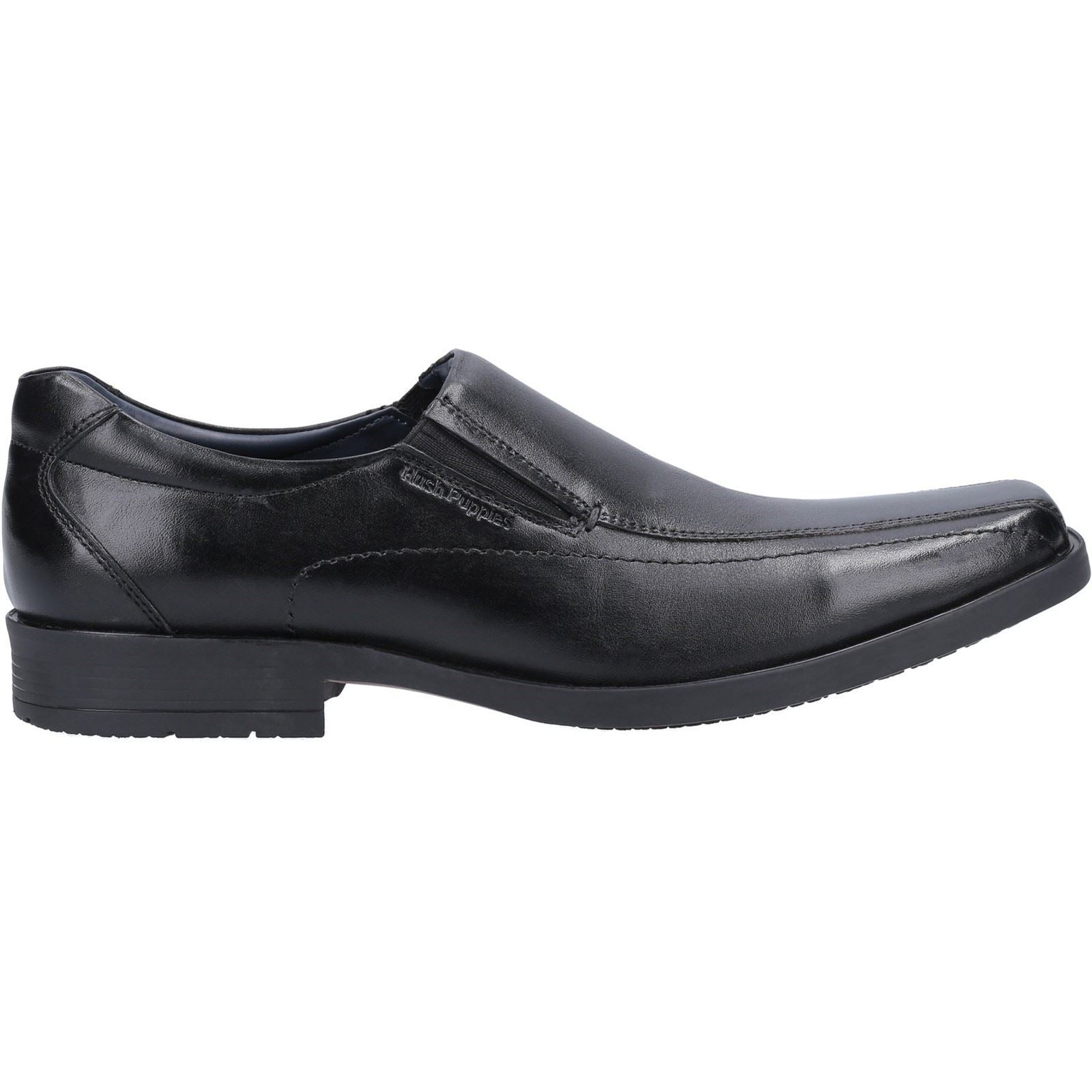 Hush Puppies Brody Leder-Herrenschuhe Zum Hineinschlüpfen In Schwarz