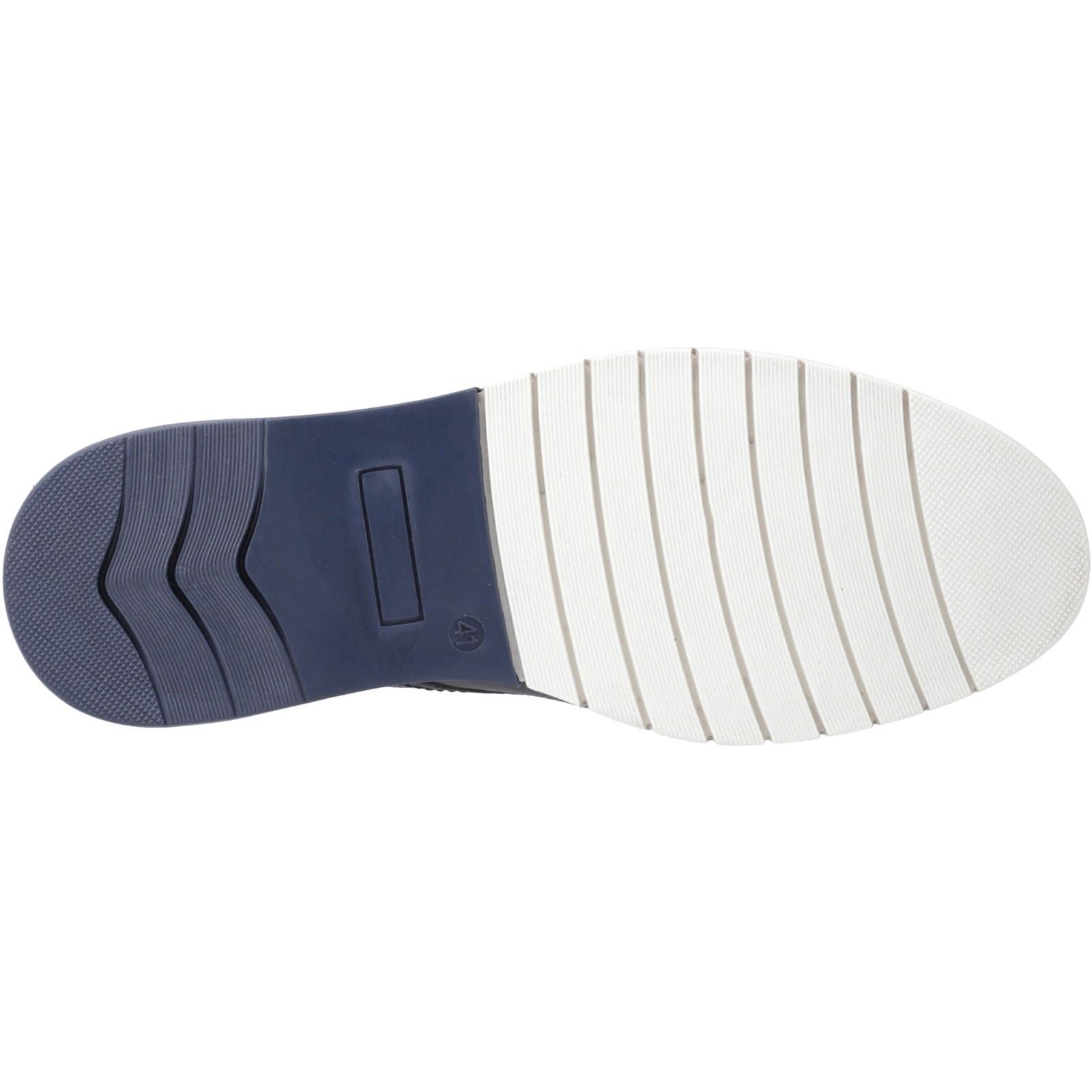 Pod Cillian Leder Herren Marineblaue Schnürschuhe