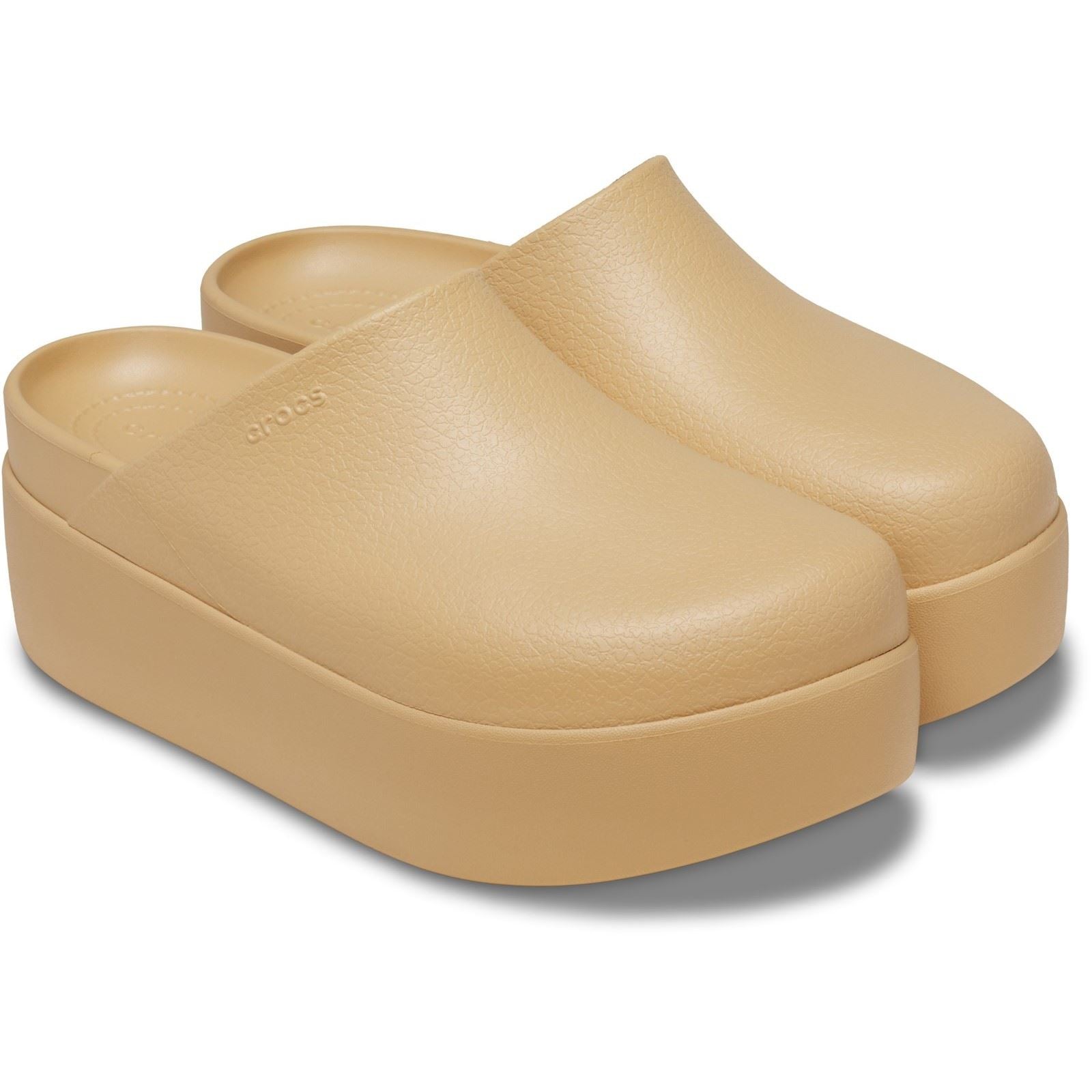Crocs Dylan Thermoplastische Damen Pantoletten In Weizenfarbe