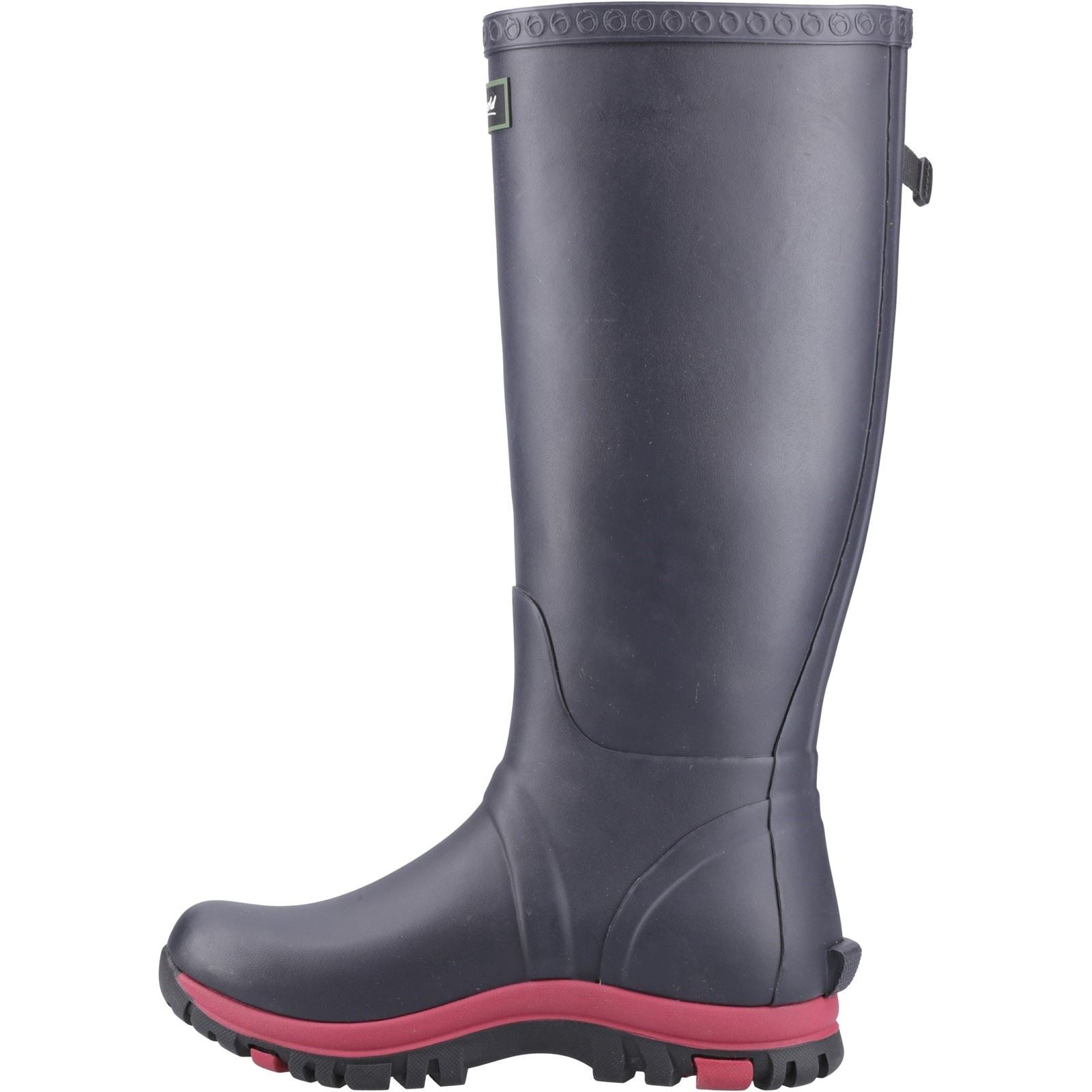 Cotswold Milton Damen Gummistiefel in Marineblau/Rosa