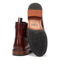 Ben Sherman Alfred Brogue Rote Herrenstiefel Aus Leder