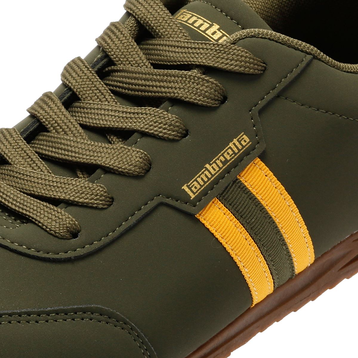 Lambretta Tackle Herren Grüne Sneaker