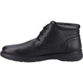 Hush Puppies Malcolm Leder Herren Schwarze Stiefel