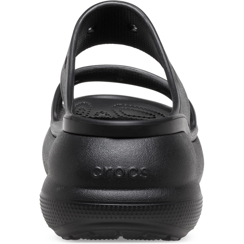 Crocs Classic Crush Damen Clogs Aus Thermoplast In Schwarz