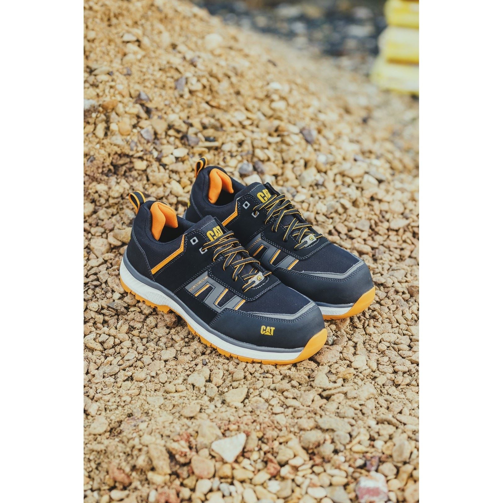 Caterpillar Accelerate S3 Textil Orange Sicherheits-Sneaker