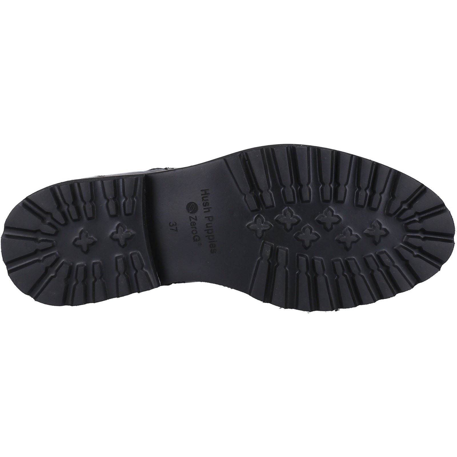 Hush Puppies Grace Zip Damenstiefel Aus Schwarzem Wildleder