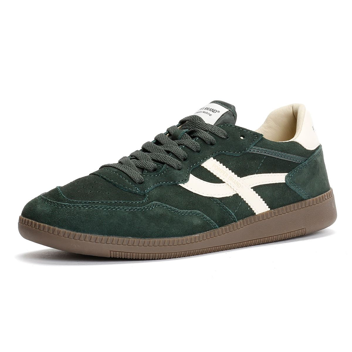Pompeii Elan Sala Wildleder Herren Grün Sneakers