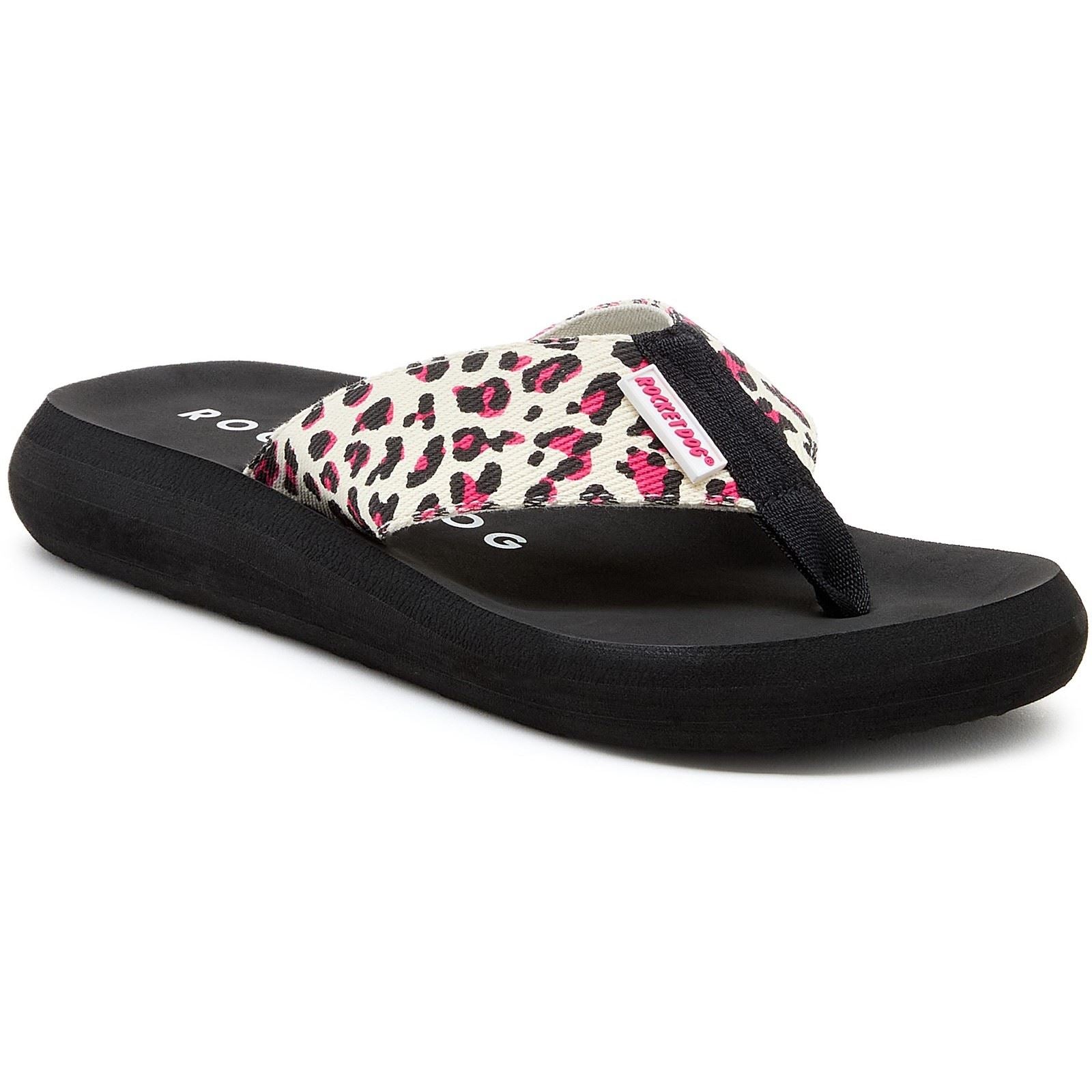 Rocket Dog Spotlight Monroe Damen Sandalen Aus Baumwolle In Leuchtendem Pink