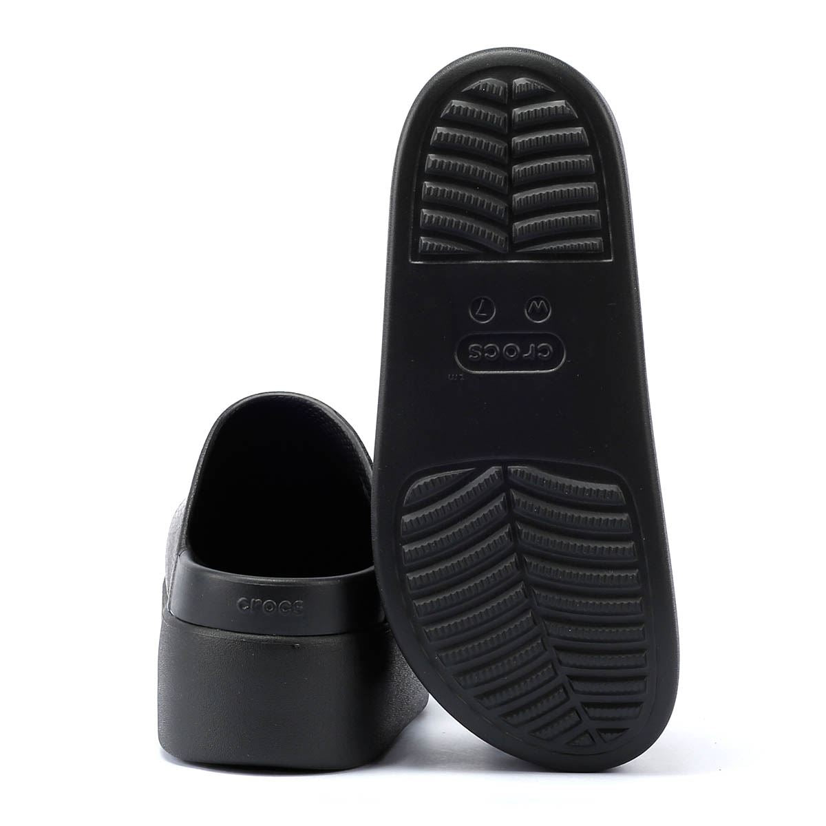 Crocs Dylan Platform Damen Schwarze Clogs