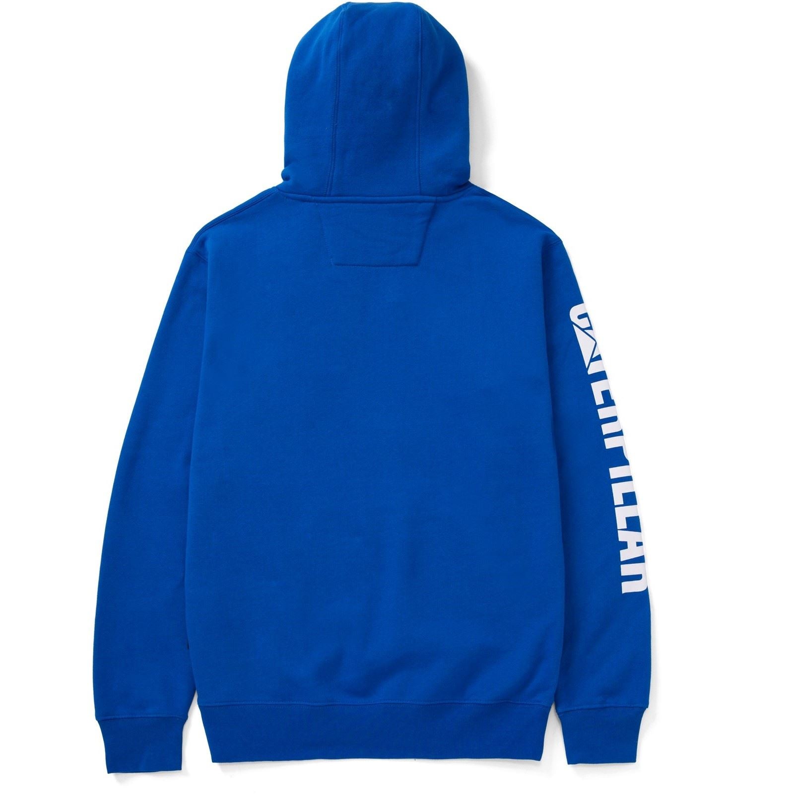 Caterpillar Trademark Banner Baumwoll Herrenblauer Kapuzensweatshirt